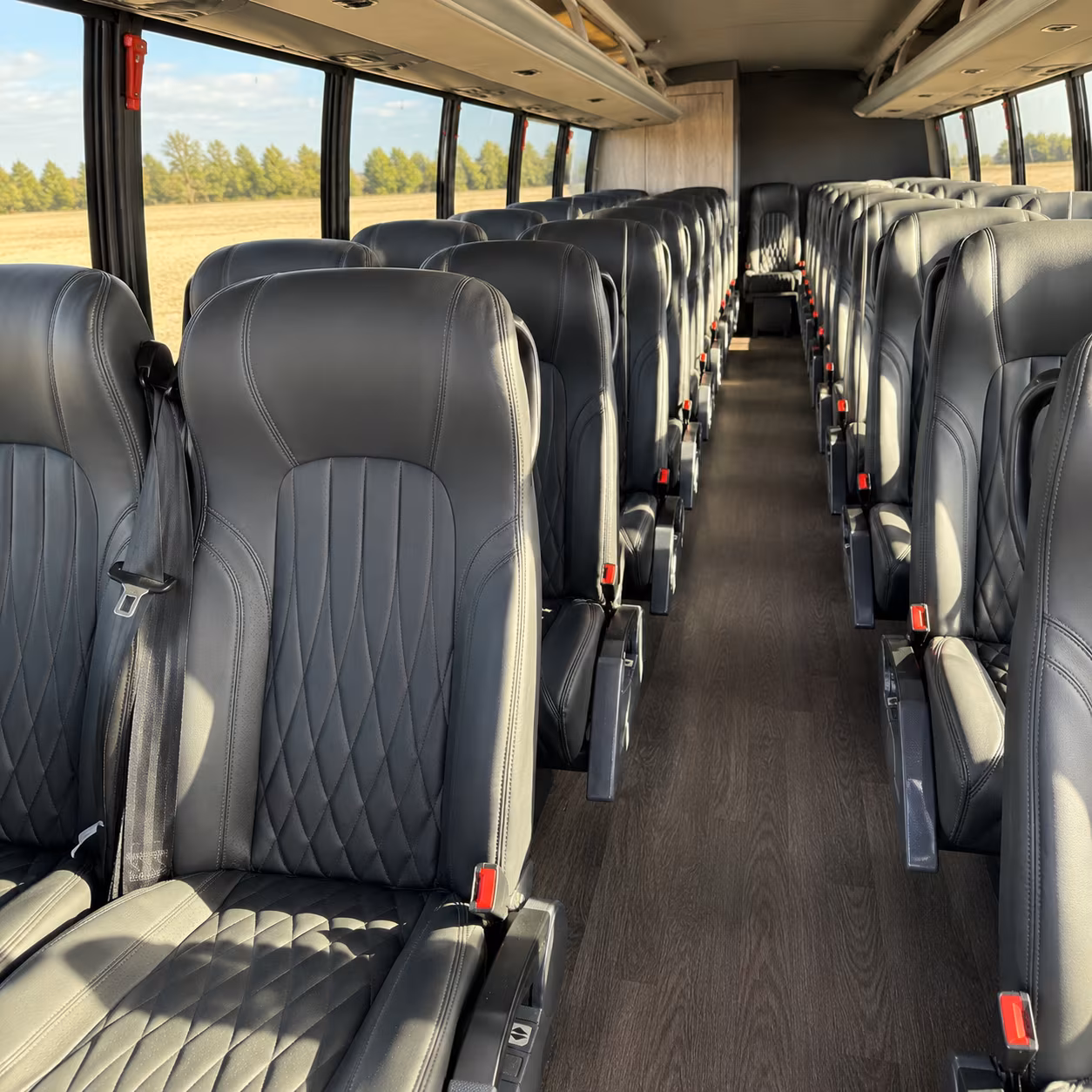 25 passenger minibus interior