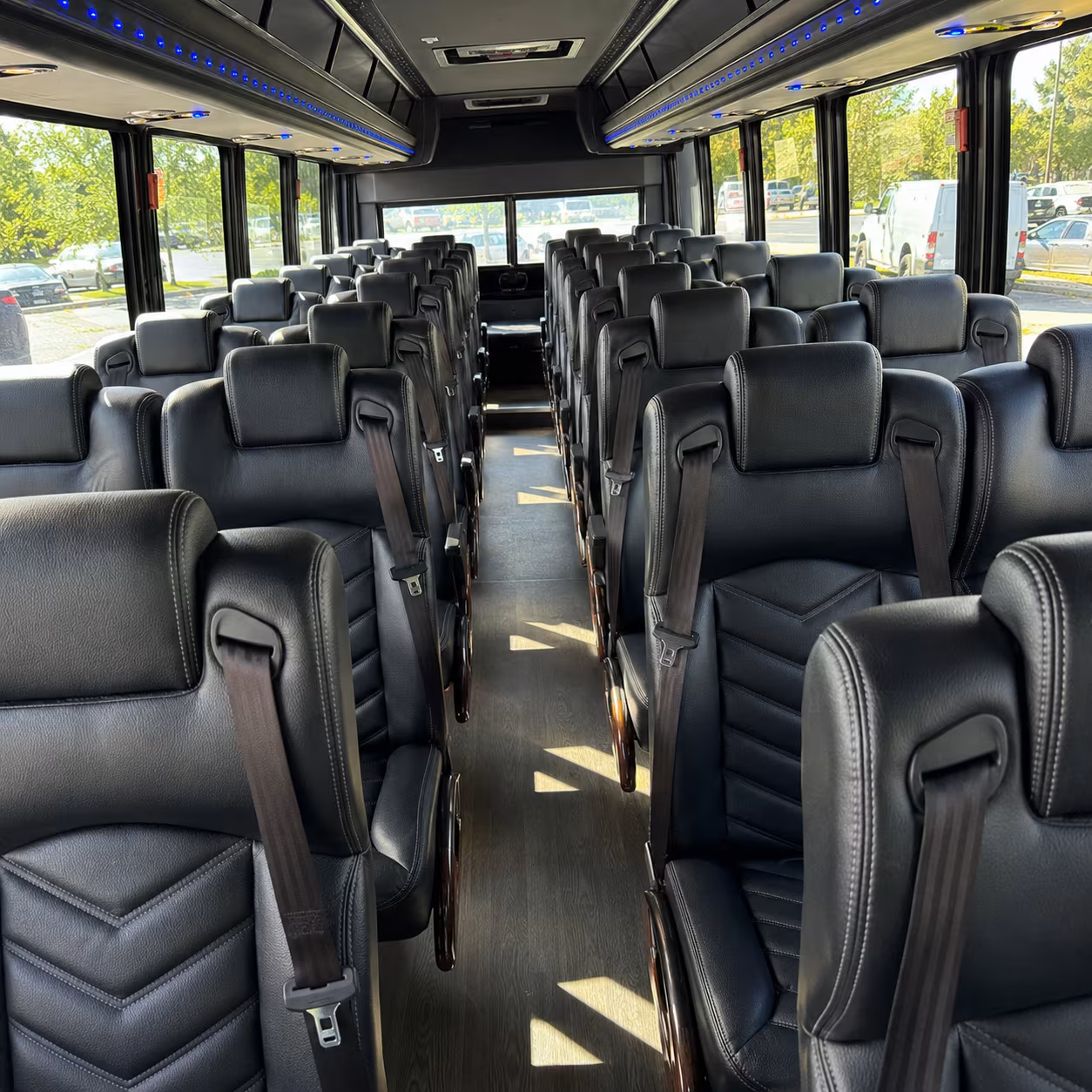 30 passenger minibus interior