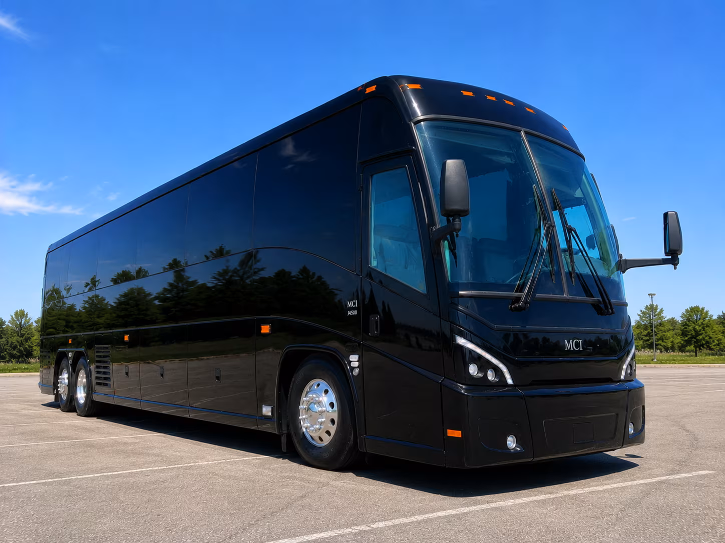norfolk charter bus rental exterior