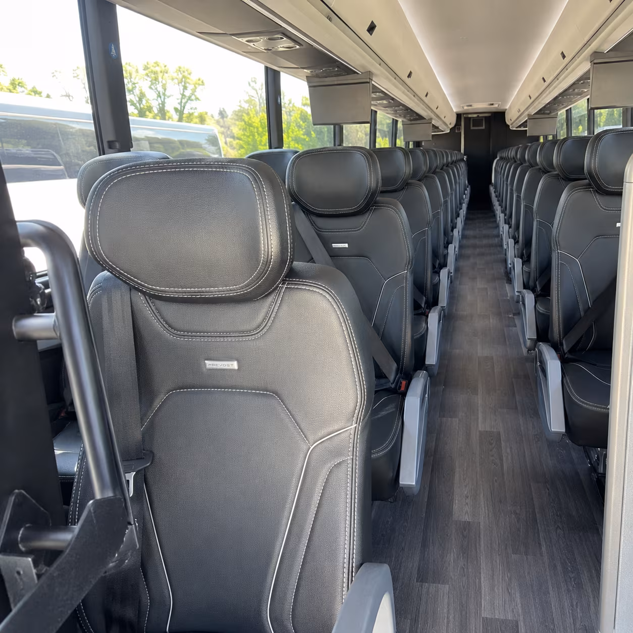 norfolk charter bus rental inside