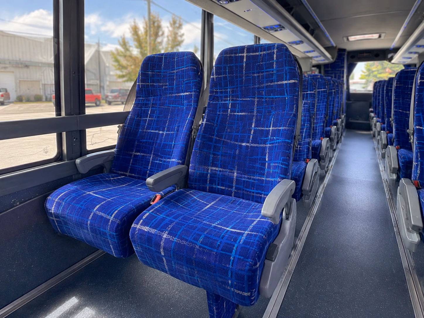 norfolk charter bus rental interior